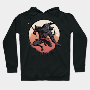 Wolf Fighter T-shirt Hoodie